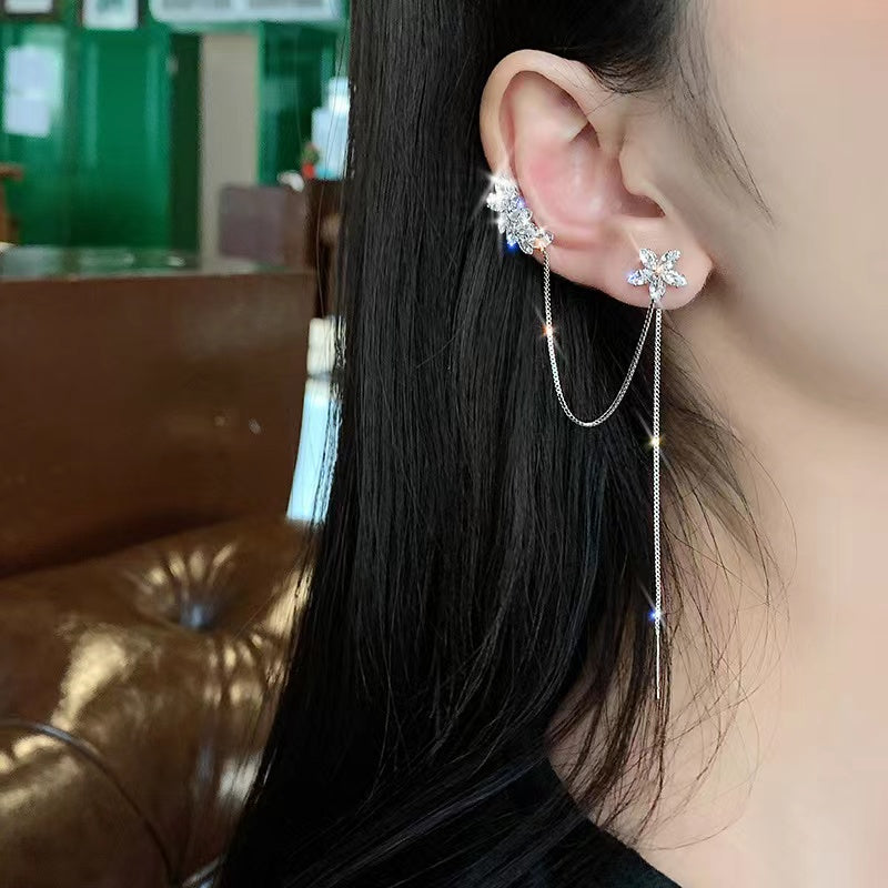 flower earhook earrings