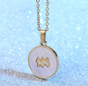 12 Zodiac Signs shell Necklace